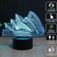 Sydney Opera House 3D Night Light 7 Color LED Touch Switch Table Lamp Xmas Gift Decor Sydney Opera House 3D Night Light 7 Color LED Touch Switch Table Lamp Xmas Gift Decor
