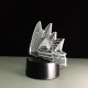 Sydney Opera House 3D Night Light 7 Color LED Touch Switch Table Lamp Xmas Gift Decor