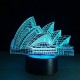 Sydney Opera House 3D Night Light 7 Color LED Touch Switch Table Lamp Xmas Gift Decor Sydney Opera House 3D Night Light 7 Color LED Touch Switch Table Lamp Xmas Gift Decor