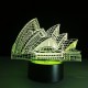 Sydney Opera House 3D Night Light 7 Color LED Touch Switch Table Lamp Xmas Gift Decor Sydney Opera House 3D Night Light 7 Color LED Touch Switch Table Lamp Xmas Gift Decor