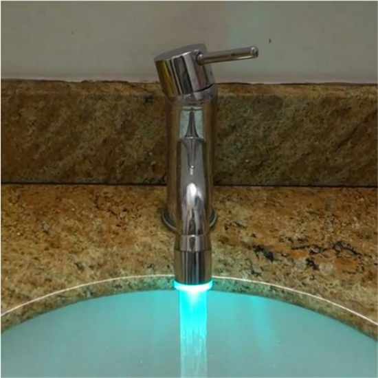 Temperature Sensor Control RGB Changing LED Water Faucet Tap Light for Kitchen Bathroom