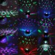 US Plug Remote Sound Activated Control LED Crystal Magic Ball Light Party KTV