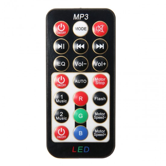 US Plug Remote Sound Activated Control LED Crystal Magic Ball Light Party KTV