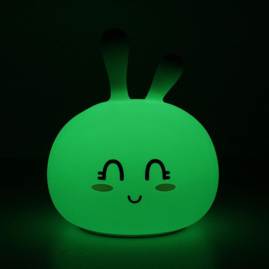 USB RGB Rechargeable Cute Silicone LED Night Light Tap Touch Atmostphere Light for Kid Sleeping USB RGB Rechargeable Cute Silicone LED Night Light Tap Touch Atmostphere Light for Kid Sleeping