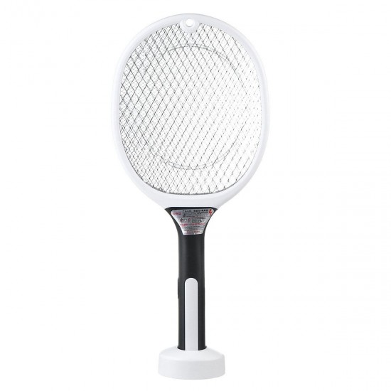 USB Rechargeable Electric Mosquito Flying Swatter Bug Zapper Killer Multifunctional Pest Remover Tool 2In1 Mosquito Killing Lamp