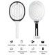 USB Rechargeable Electric Mosquito Flying Swatter Bug Zapper Killer Multifunctional Pest Remover Tool 2In1 Mosquito Killing Lamp