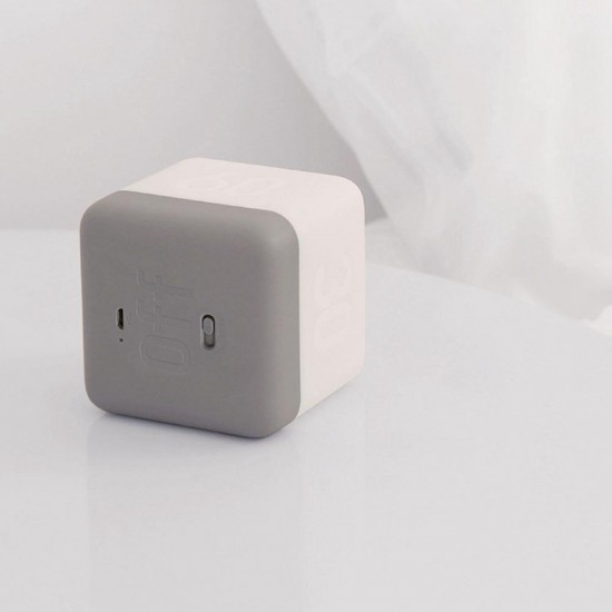 USB Rechargeable LED Bedside Lamp Reversal Sensor Timer Night Light for Home Bedroom