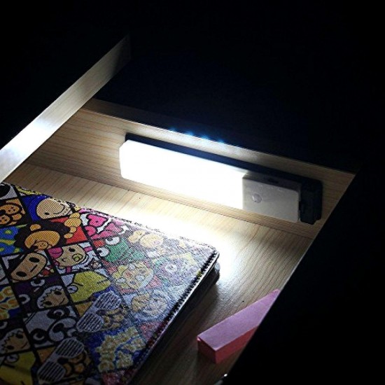 USB Rechargeable LED Under Cabinet Night Light Motion Sensor Kitchen Wardrobe Closet Lamp