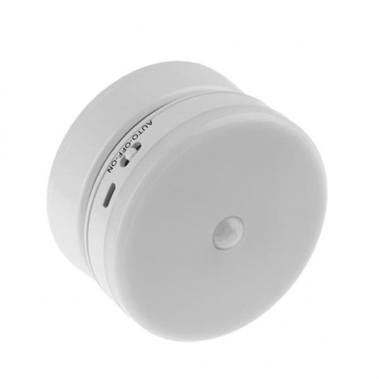 USB Rechargeable PIR Motion Sensor LED Night Light 360 Degree Rotation Lamp for Bedroom Home