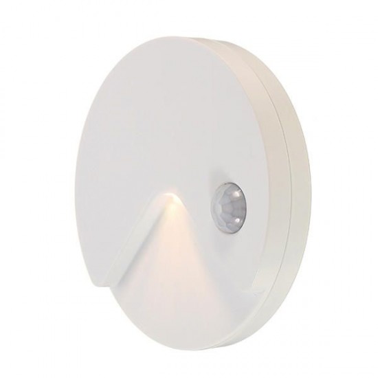 USB Rechargeable PIR Motion Sensor Light Control LED Night Lamp Wall Light for Cabinet Toilet Aisle