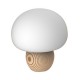 USB Rechargeable Wood Mushroom Night Light Magnetic Silicone Mini Dimmable Timing Patted Bedroom Lamp USB Rechargeable Wood Mushroom Night Light Magnetic Silicone Mini Dimmable Timing Patted Bedroom Lamp