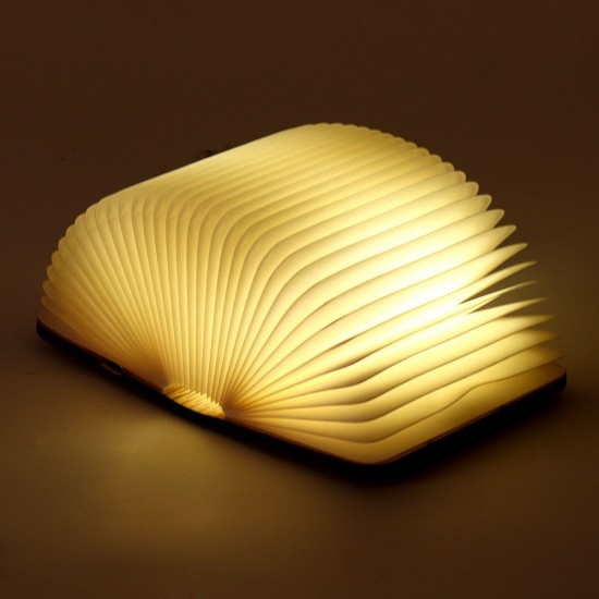 USB Rechargeable Wooden Folding LED Night Creative Flip Book Light Magnetic Table Lamp USB Rechargeable Wooden Folding LED Night Creative Flip Book Light Magnetic Table Lamp