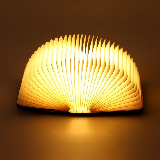 USB Rechargeable Wooden Folding LED Night Creative Flip Book Light Magnetic Table Lamp USB Rechargeable Wooden Folding LED Night Creative Flip Book Light Magnetic Table Lamp