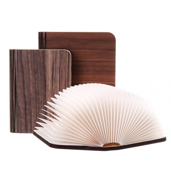 USB Rechargeable Wooden Folding LED Night Creative Flip Book Light Magnetic Table Lamp USB Rechargeable Wooden Folding LED Night Creative Flip Book Light Magnetic Table Lamp