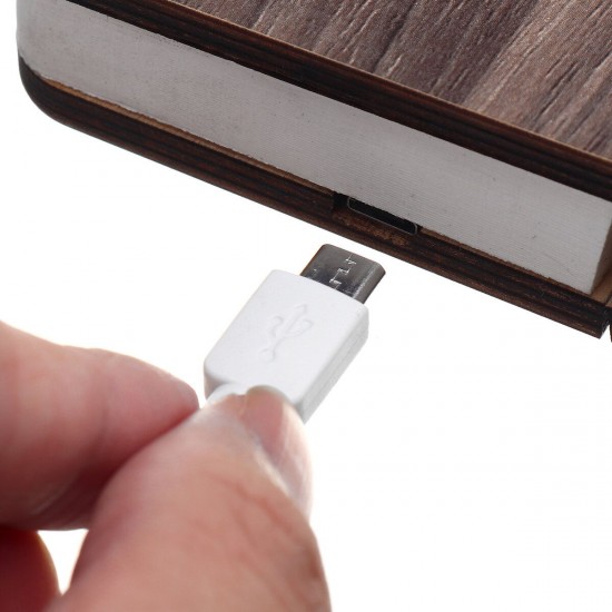 USB Rechargeable Wooden Folding LED Night Creative Flip Book Light Magnetic Table Lamp USB Rechargeable Wooden Folding LED Night Creative Flip Book Light Magnetic Table Lamp