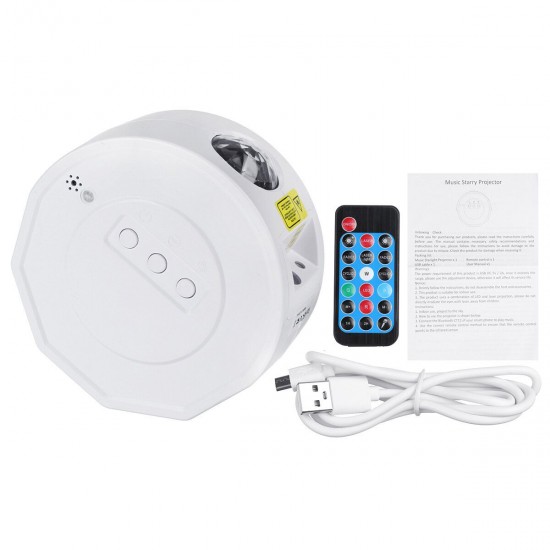 USB Remote Projector Lights Ocean Wave LED Galaxy Night Light Music bluetooth USB Remote Projector Lights Ocean Wave LED Galaxy Night Light Music bluetooth