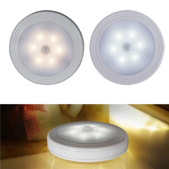 Ultrathin Motion Activated LED Night Light Battery Powered Induction Lamp for Corridor Cabinet