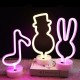 Upgrade Neon Night Light Rabbit Vibrato Anchor Bigmouth Bird Creative Night Light Spot