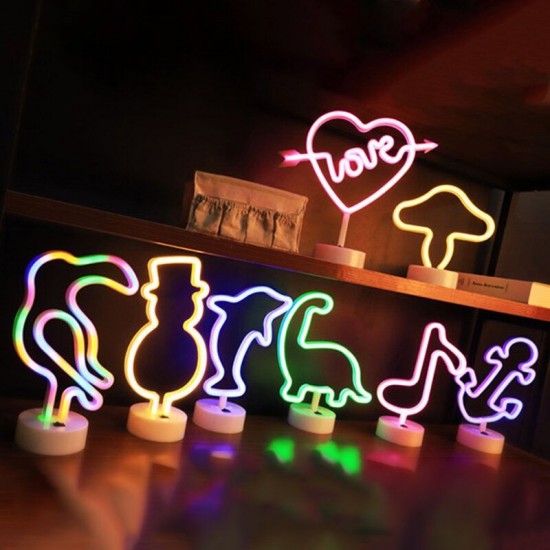 Upgrade Neon Night Light Rabbit Vibrato Anchor Bigmouth Bird Creative Night Light Spot Upgrade Neon Night Light Rabbit Vibrato Anchor Bigmouth Bird Creative Night Light Spot