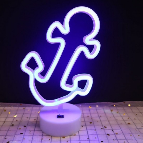 Upgrade Neon Night Light Rabbit Vibrato Anchor Bigmouth Bird Creative Night Light Spot