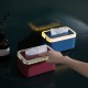 Waterproof Tissue Holder Bathroom Napkin Dispenser Tissue Box with Night Lights