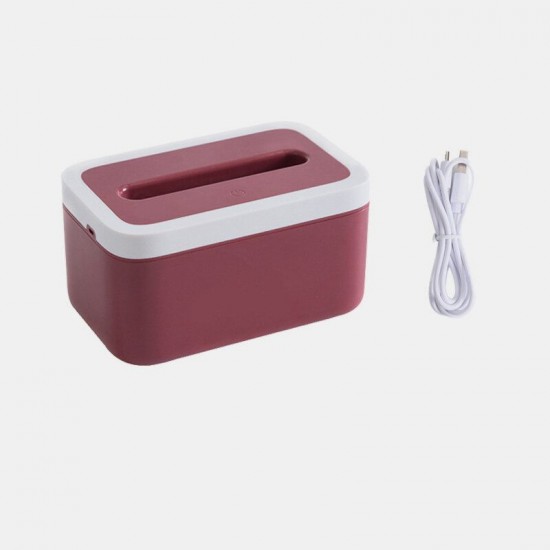 Waterproof Tissue Holder Bathroom Napkin Dispenser Tissue Box with Night Lights Waterproof Tissue Holder Bathroom Napkin Dispenser Tissue Box with Night Lights