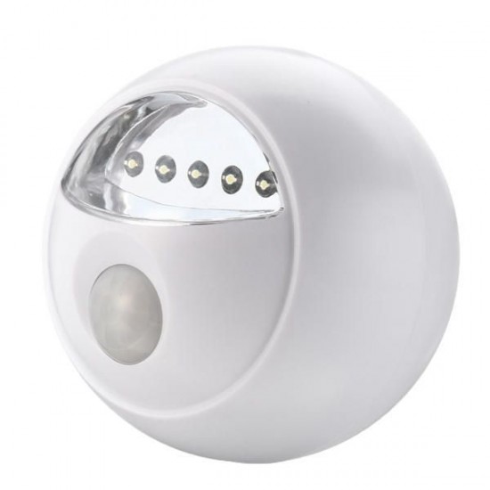 Wireless 5 LED PIR Motion Sensor Light Control Battery Powered Night Light Wall Cabinet Lamp Wireless 5 LED PIR Motion Sensor Light Control Battery Powered Night Light Wall Cabinet Lamp