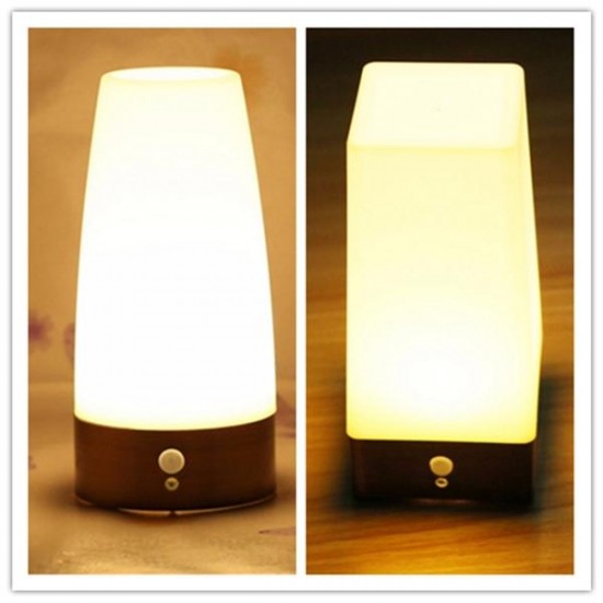 Wireless LED Night Light Table Bed Lamp Motion Sensor Battery Operated For Indoor Lighting Wireless LED Night Light Table Bed Lamp Motion Sensor Battery Operated For Indoor Lighting