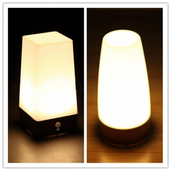 Wireless LED Night Light Table Bed Lamp Motion Sensor Battery Operated For Indoor Lighting Wireless LED Night Light Table Bed Lamp Motion Sensor Battery Operated For Indoor Lighting