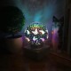 Wood Colorful 3D Magic Ball Projection Lamp Usb Power Night Light For Christmas Decorations Lights Xmas Gift