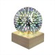 Wood Colorful 3D Magic Ball Projection Lamp Usb Power Night Light For Christmas Decorations Lights Xmas Gift Wood Colorful 3D Magic Ball Projection Lamp Usb Power Night Light For Christmas Decorations Lights Xmas Gift