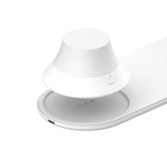 Wireless Charger with LED Night Light Magnetic Attraction Fast Charging For iPhone ( Ecosystem Product) Wireless Charger with LED Night Light Magnetic Attraction Fast Charging For iPhone ( Ecosystem Product)