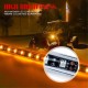 2PCS 3FT Waterproof 5050 RGB LED Whip Rigid Strip Light Beach Lamp Flag Poles For ATV UTV Road with RF Remote Control