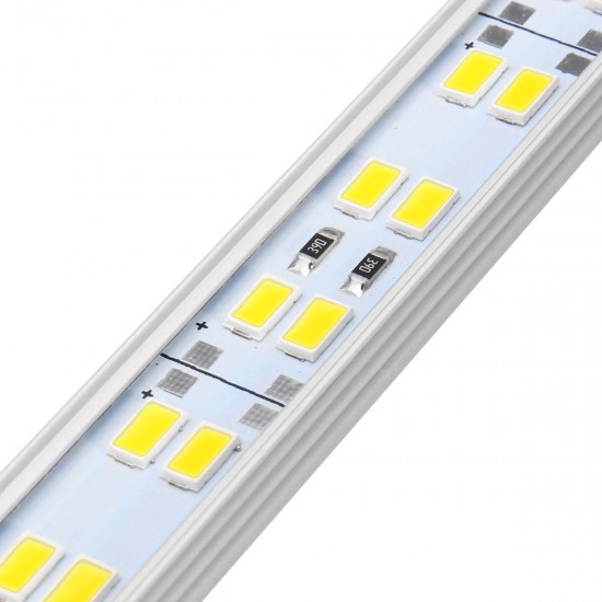 30CM 8W SMD5630 U Shape Double Rows LED Rigid Strip Hard Bar Light DC12V