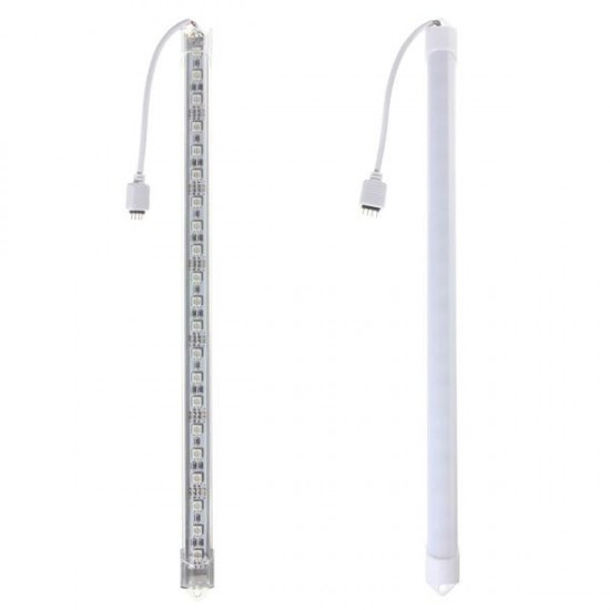 30CM RGB SMD 5050 LED Aluminum Alloy Shell Under Cabinet Lamp Strip Hard Rigid Light Tube Bar DC12V