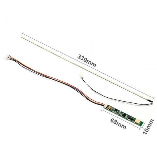 330mm LED Backlight Rigid Strip Kit Update 7inch-15.4inch CCFL LCD Screen Laptop Monitor DC9-25V