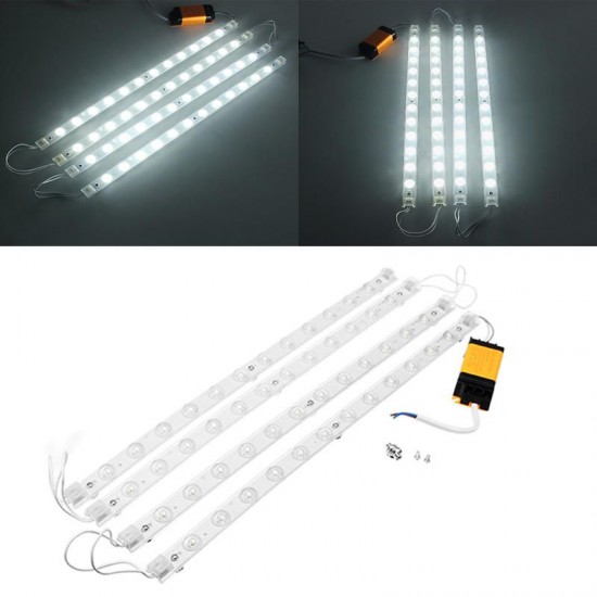 3PCS/4PCS SMD2835 White LED Rigid Module Strip Light Indoor Lighting Lamp With Power Supply DC24-84V