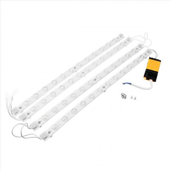 3PCS/4PCS SMD2835 White LED Rigid Module Strip Light Indoor Lighting Lamp With Power Supply DC24-84V