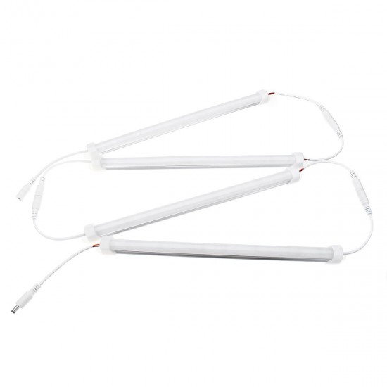 4PCS 30CM 30W SMD5630 Milky White Cover Double Row LED Rigid Strip Light Cabinet Lamp AC110-240V 4PCS 30CM 30W SMD5630 Milky White Cover Double Row LED Rigid Strip Light Cabinet Lamp AC110-240V