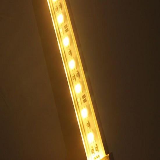 50CM 5050 9W 12V 36 SMD V-Shape Warm White/White LED Rigid Strip Light