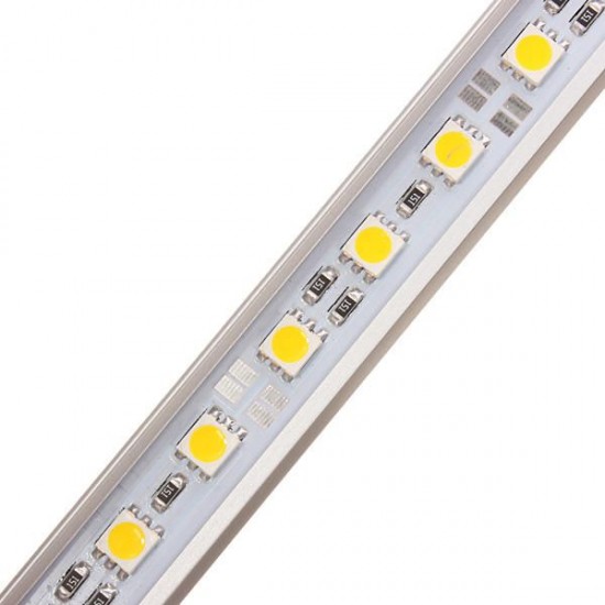 50CM 5050 9W 12V 36 SMD V-Shape Warm White/White LED Rigid Strip Light