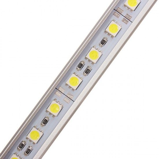 50CM 5050 9W 12V 36 SMD V-Shape Warm White/White LED Rigid Strip Light