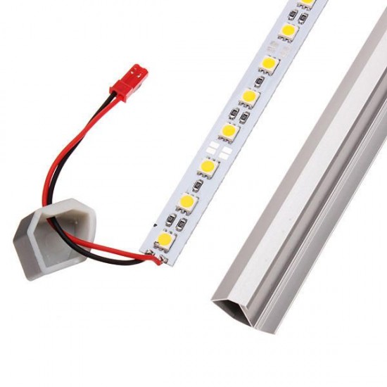 50CM 5050 9W 12V 36 SMD V-Shape Warm White/White LED Rigid Strip Light