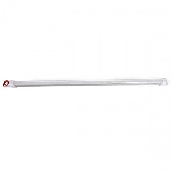 50CM 6.4W 5630 SMD Pure White Warm White Waterproof Hard LED Rigid Strip Bar Light With Cover DC12V