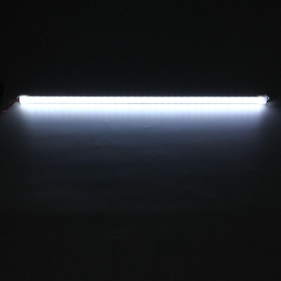 50CM 8520 SMD Cool White LED Rigid Strip Aluminum Milk/Clear Case Tube Light Lamp DC12V