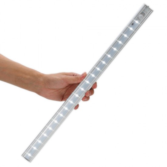 50CM Battery Powered SMD3528 Pure White Warm White PIR Motion Sensor LED Rigid Light for Home 50CM Battery Powered SMD3528 Pure White Warm White PIR Motion Sensor LED Rigid Light for Home