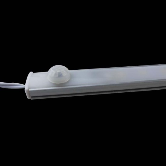 50CM Body PIR Motion Sensor LED Tube Cabinet Rigid Light for Kitchen Closet Wardrobe DC12V