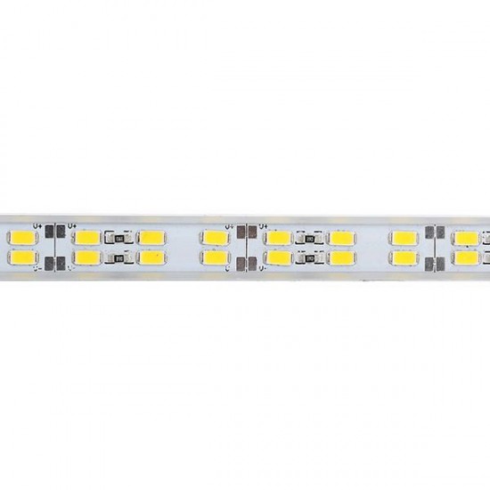 50CM SMD5730 Waterproof 72LEDs Rigid Strip Light Pure White Warm White with Connector DC12V