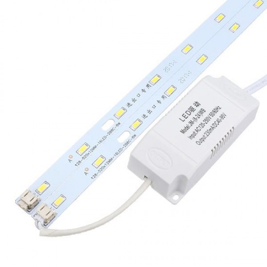 52CM 16W 5730 SMD LED Rigid Strips Light Bar for Home Decoration AC220V