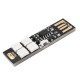 5PCS 1.5W SMD5050 Button Switch Colorful USB LED Rigid Strip Night Light for Power Bank 5V